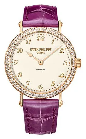 Patek Philippe Calatrava 7200/200R-001 34.5mm Rose gold Silver