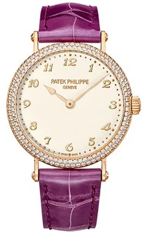 Patek Philippe Calatrava 7200/200R-001 34.5mm Rose gold Silver