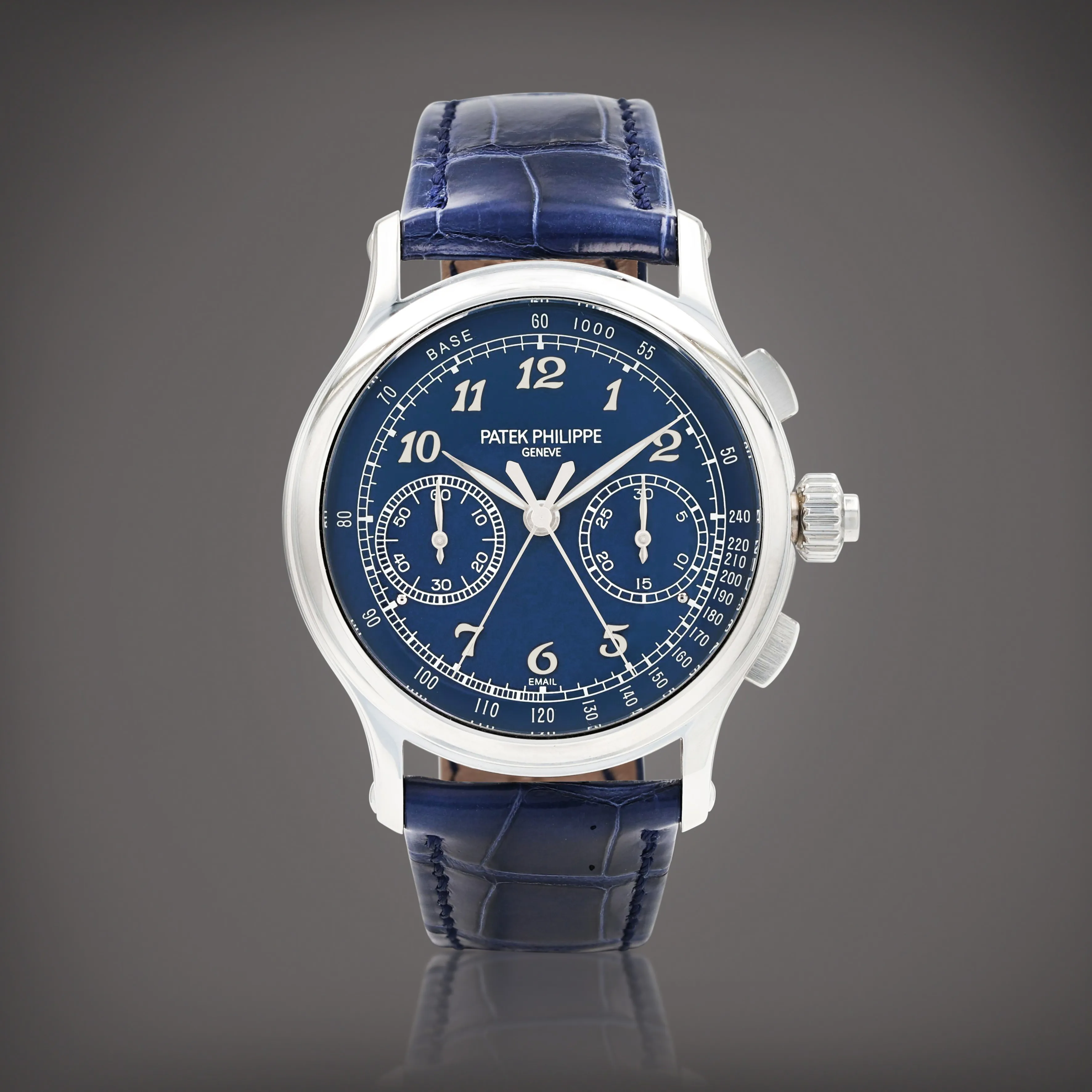 Patek Philippe Split-Seconds Chronograph 5370 41mm Platinum Blue