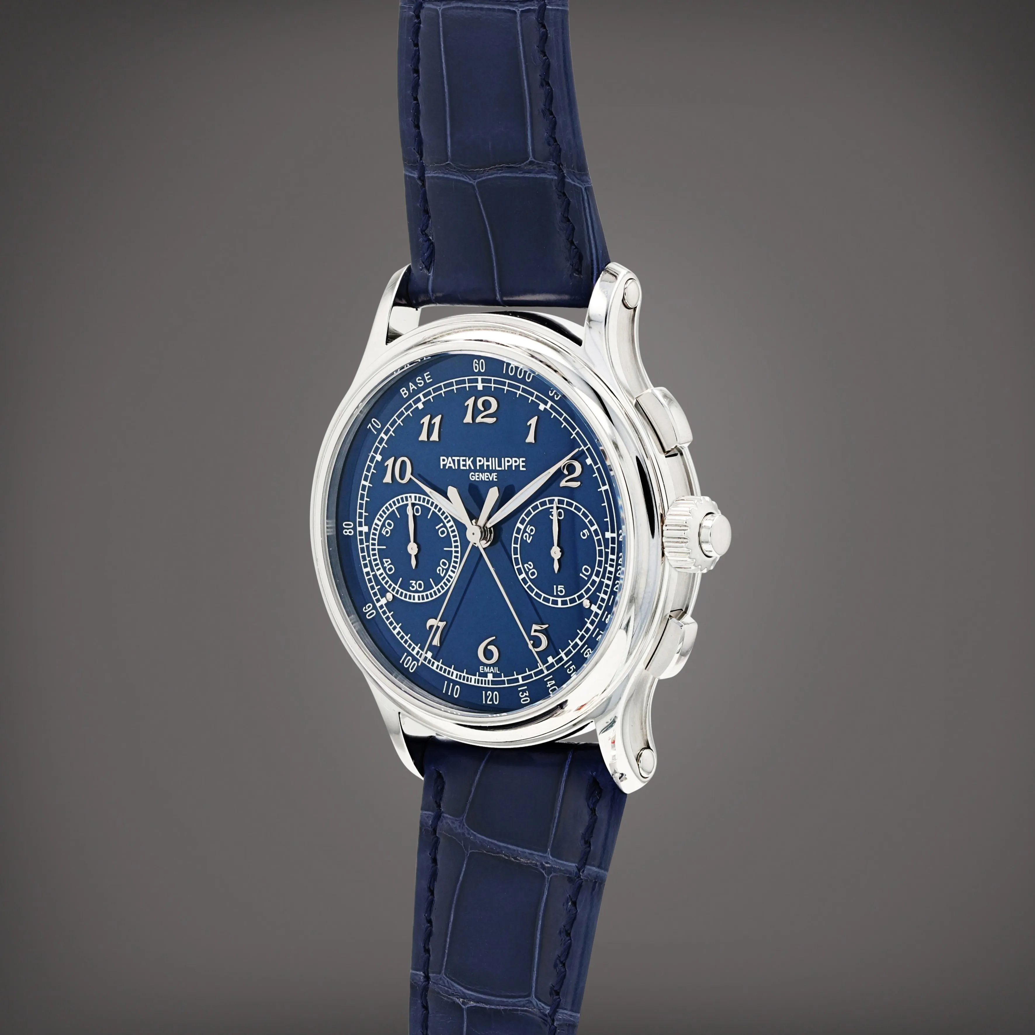 Patek Philippe Split-Seconds Chronograph 5370 41mm Platinum Blue 4