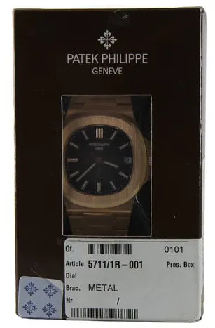 Patek Philippe Nautilus 5711/1R-001 40mm Rose gold Brown