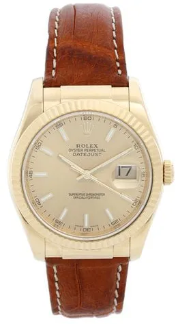 Rolex Datejust 116138 36mm Yellow gold