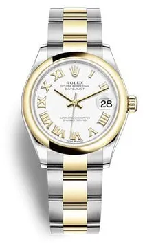 Rolex Datejust 31 278243 31mm Yellow gold and Stainless steel White