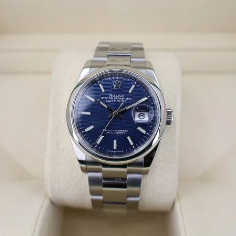 Rolex Datejust 36 126200 36mm Stainless steel Blue