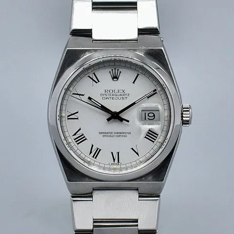 Rolex Datejust Oysterquartz 17000 36mm Stainless steel White