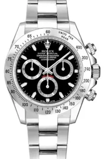 Rolex Daytona 116520 40mm Stainless steel Black