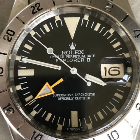 Rolex Explorer II 1655 40mm Stainless steel Black