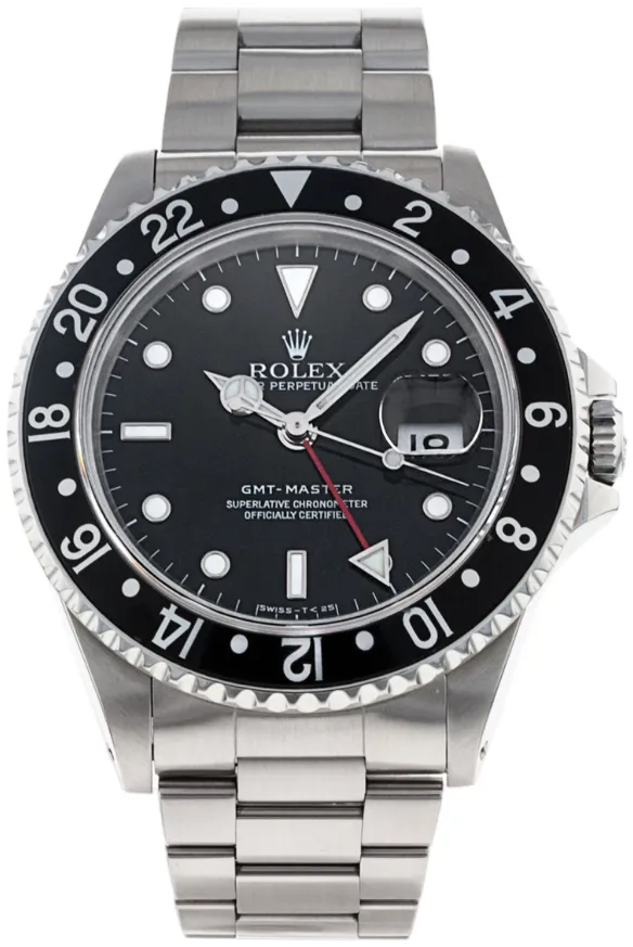 Rolex GMT-Master 1675 40mm Stainless steel Black