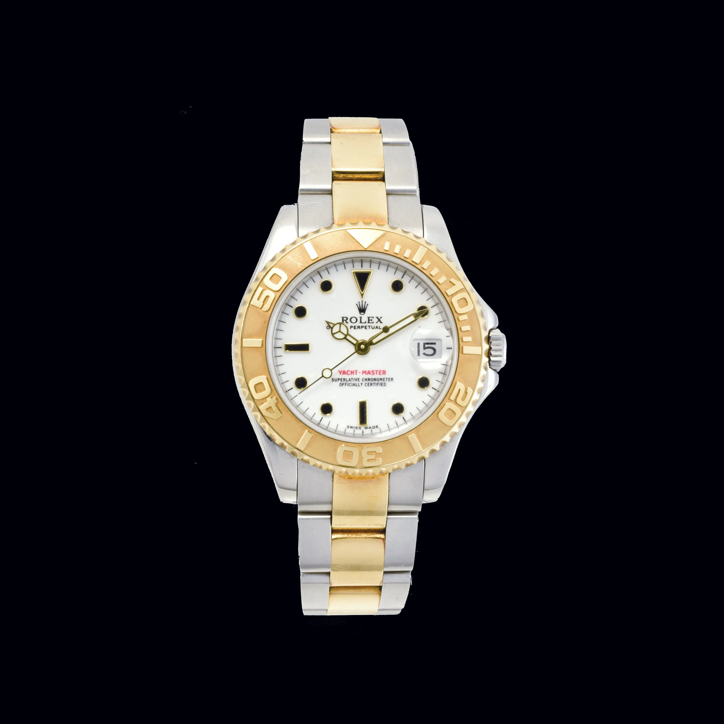 Rolex Yacht-Master 168623 36mm Yellow gold White