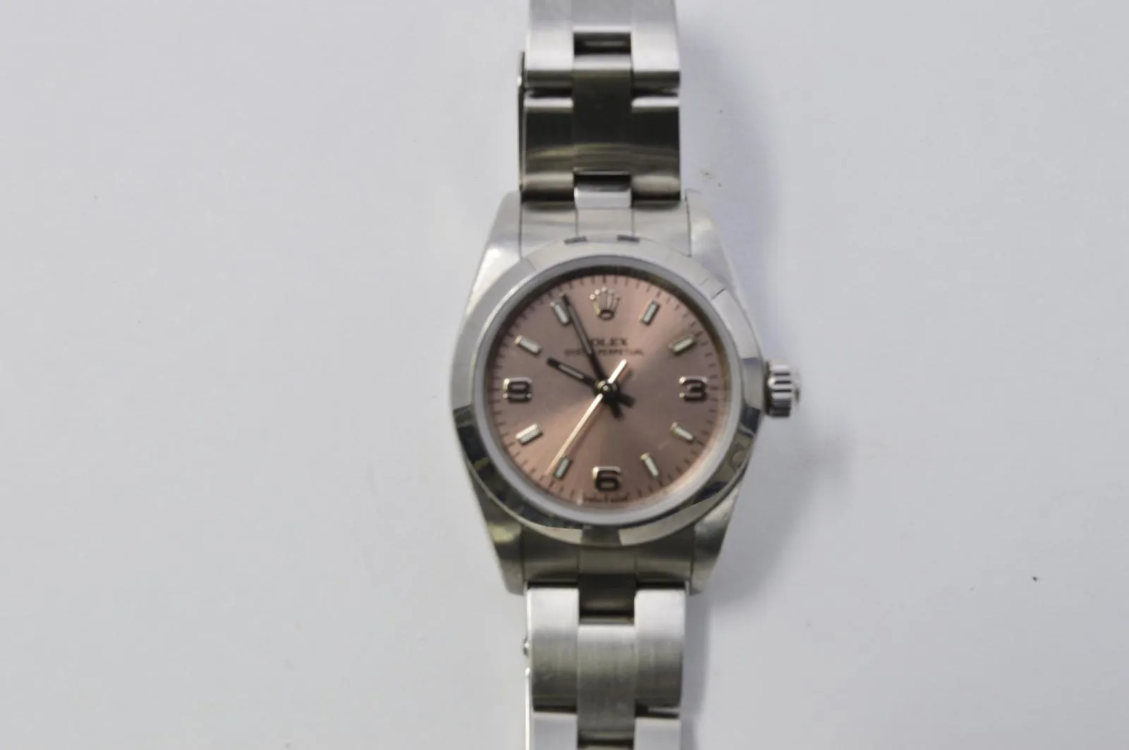 Rolex Oyster Perpetual 76080 24mm Stainless steel Salmon 2