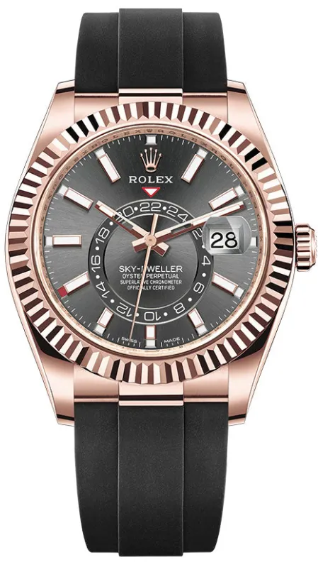 Rolex Sky-Dweller 326235 42mm Pink gold Grey
