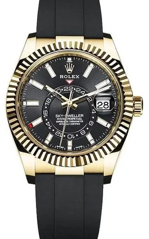 Rolex Sky-Dweller 326238 42mm Yellow gold Black