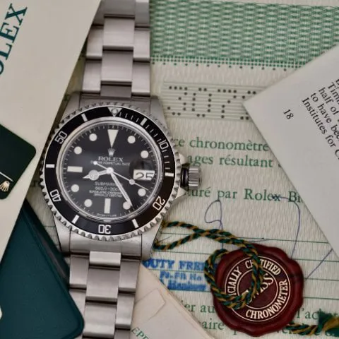 Rolex Submariner 1680 40mm Steel Black