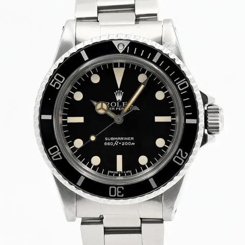 Rolex Submariner 5513 40mm Stainless steel Black