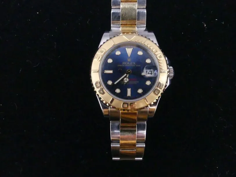 Rolex Yacht-Master 168623 29mm Yellow gold and Stainless steel Blue 1