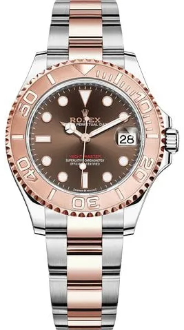 Rolex Yacht-Master 37 268621 37mm Yellow gold and Stainless steel Brown