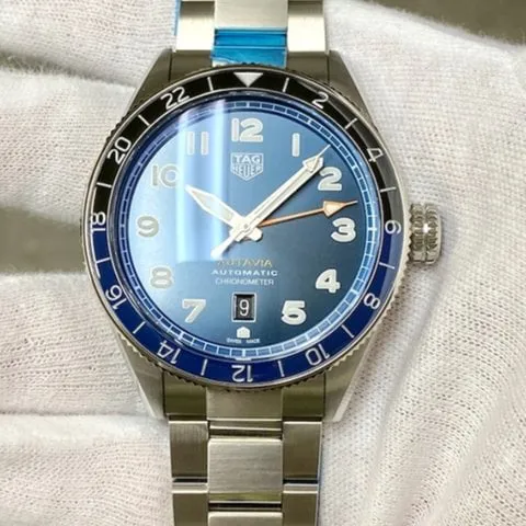 TAG Heuer Autavia WBE511A.BA0650 42mm Stainless steel Blue