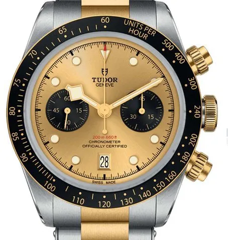 Tudor Black Bay Chrono S&G M79363N-0007 41mm Stainless steel Golden