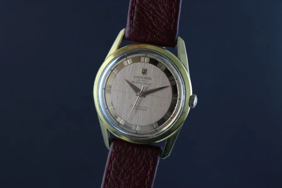 Universal Genève Polerouter 40355/2 34.5mm Gold-plated Golden 2