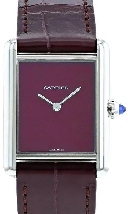 Cartier Tank 4323 26mm Stainless steel Red