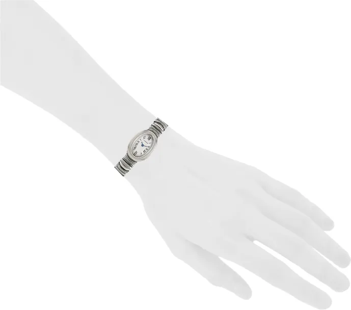 Cartier Baignoire 2369 18mm White gold White 1