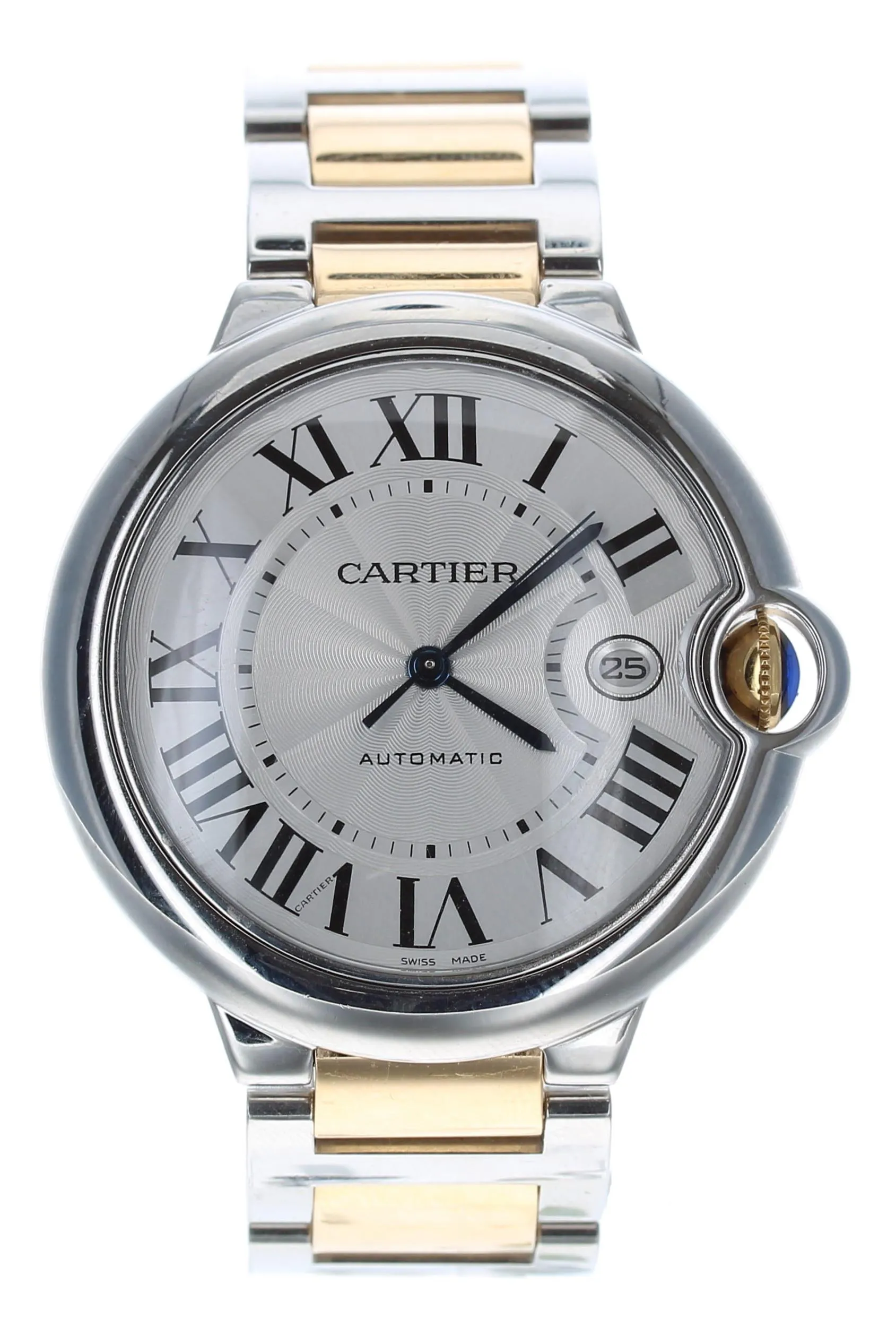 Cartier Ballon Bleu 3001 44mm Stainless steel Silver