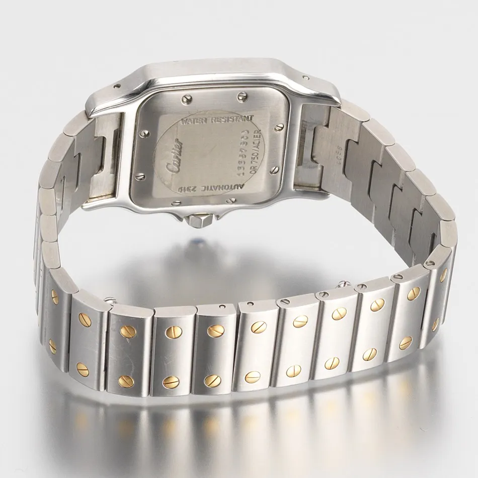 Cartier Santos 1120 29mm Yellow gold and Stainless steel White 2