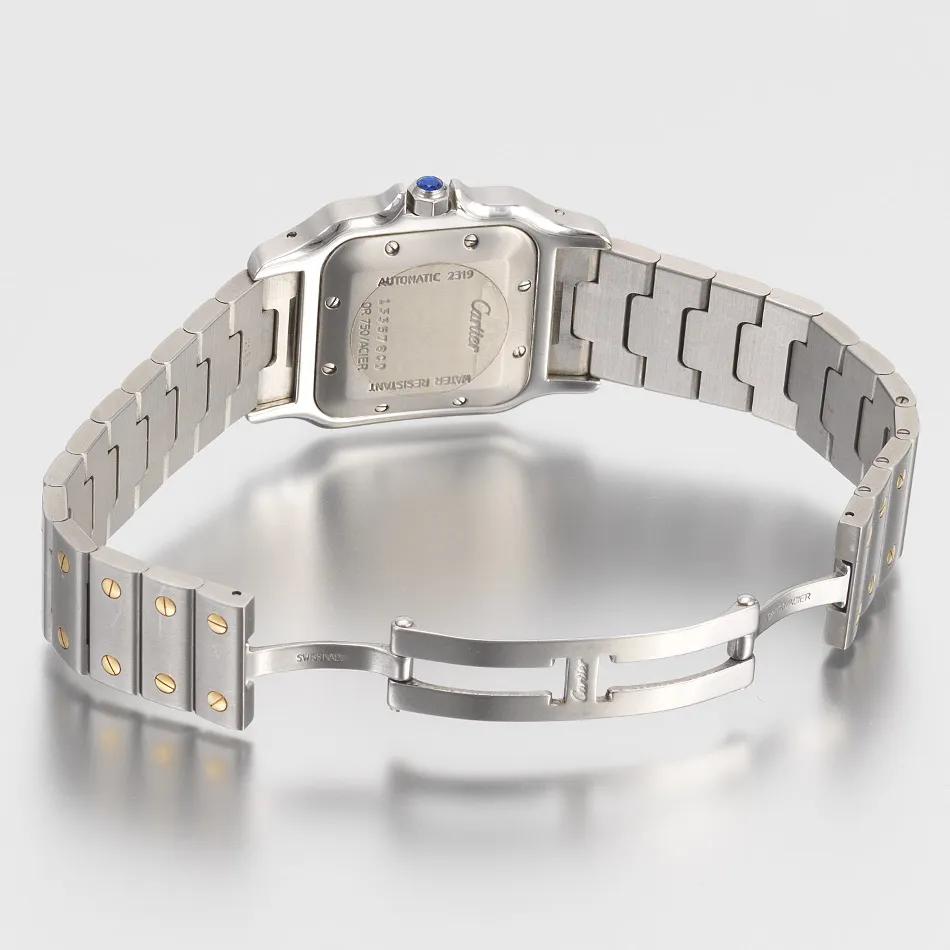 Cartier Santos 1120 29mm Yellow gold and Stainless steel White 3