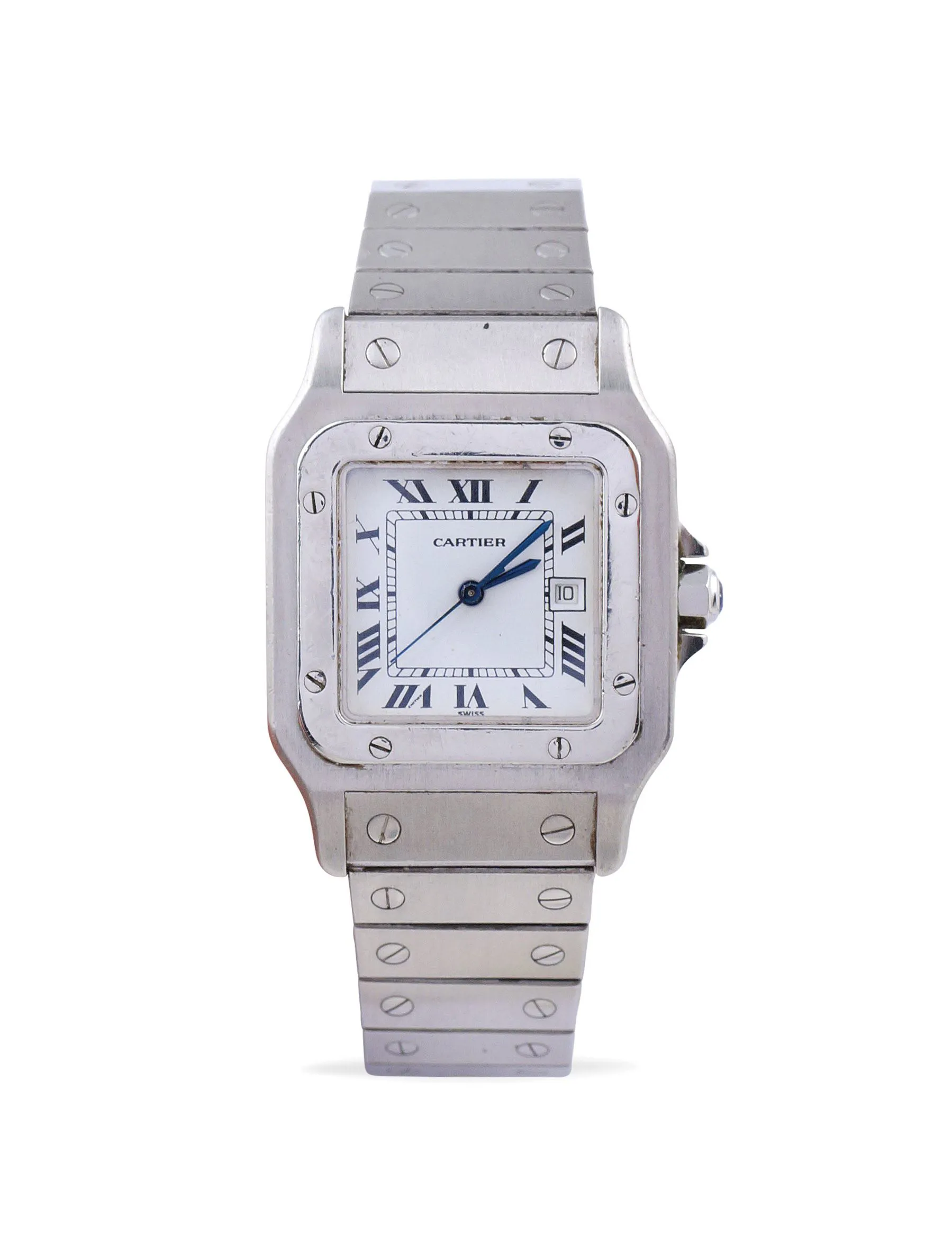 Cartier Santos 2651 29mm Stainless steel White