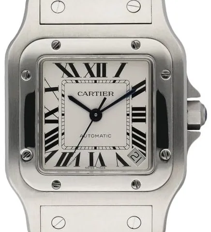 Cartier Santos 2823 32mm Steel White