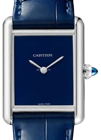 Cartier Tank WSTA0055 33.7mm Steel Blue