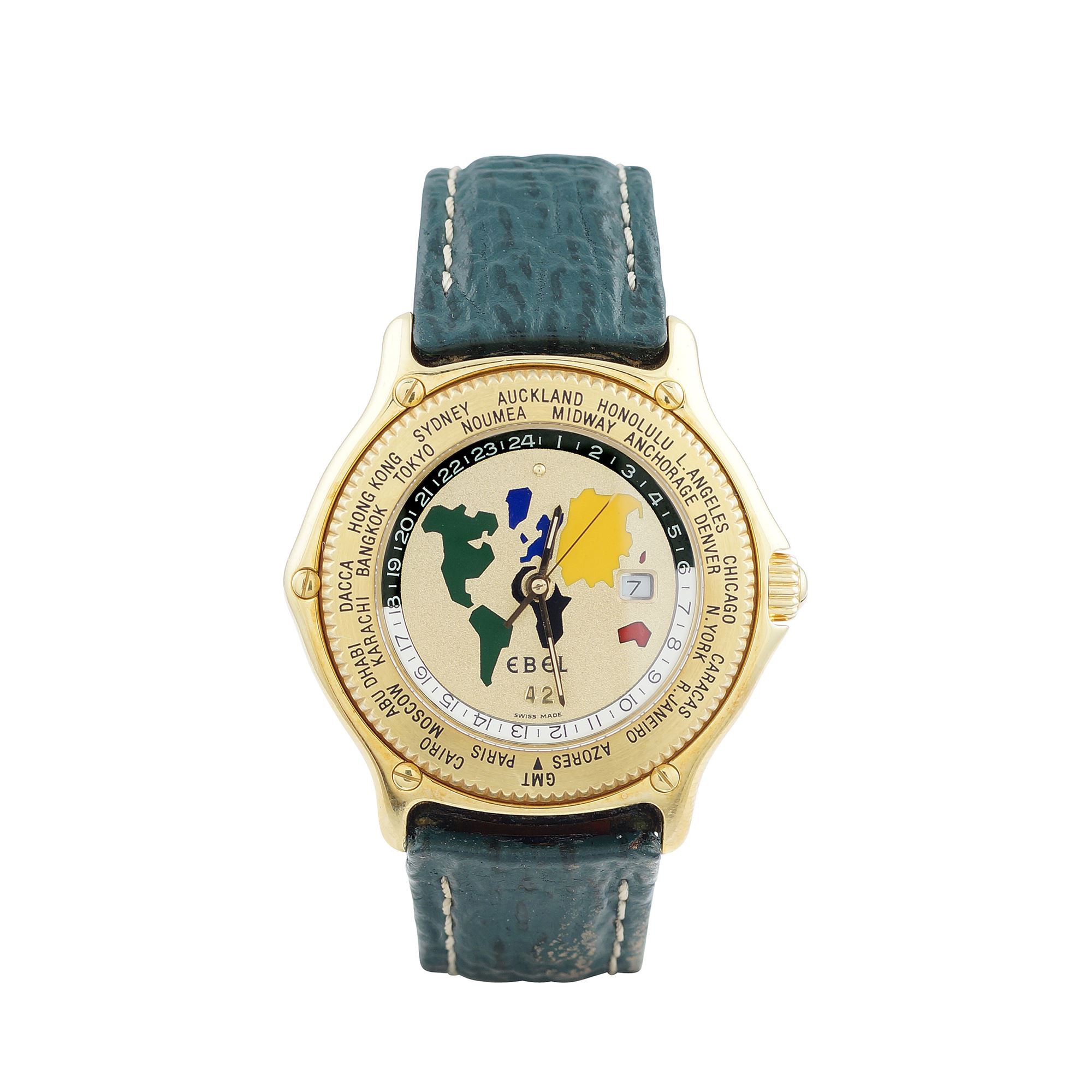 【yoshi-san専用出品】エベル　EBEL 18KT GOLD Ebel Voyager 8124913 18k gold Cream 1990 | Fine jewels and watches
