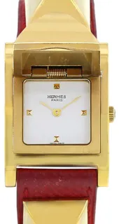 Hermès Médor Gold-plated White