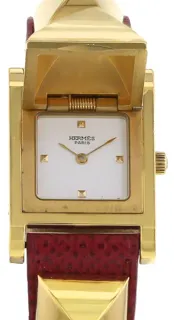 Hermès Médor Gold-plated White