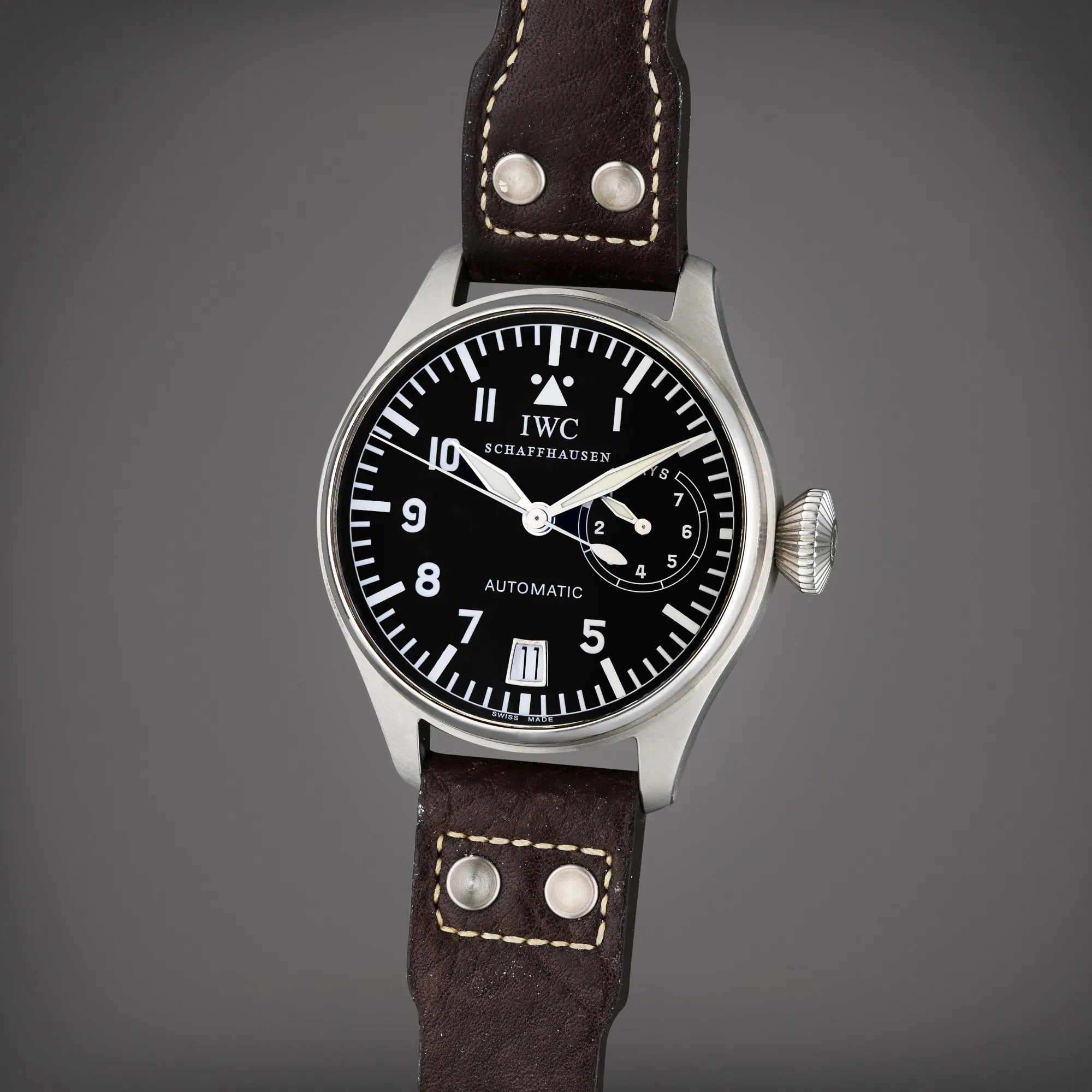 IWC Big Pilot IW5002 46mm Stainless steel Black