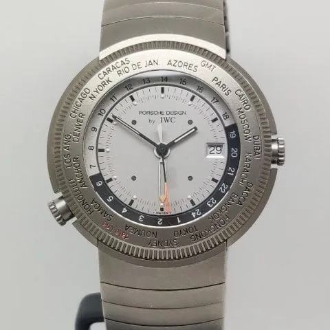 IWC Porsche Design IW3821 40mm Titanium Silver