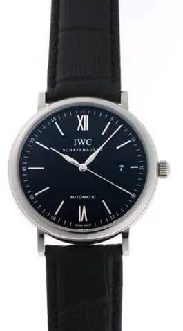 IWC Portofino IW356502 40mm Steel Black