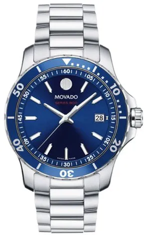 Movado Series 800 2600137 40mm Stainless steel Blue