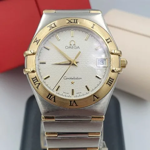 Omega Constellation Quartz 1312.30 33.5mm Yellow gold and Stainless steel Silver