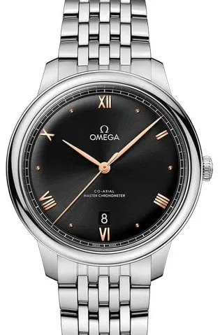 Omega De Ville 434.10.40.20.01.001 40mm Stainless steel Black