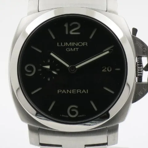 Panerai Luminor 1950 3 Days GMT Automa PAM 00329 44mm Stainless steel Black