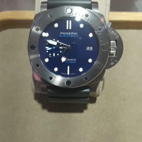 Panerai Submersible PAM 00692 47mm Titanium Blue