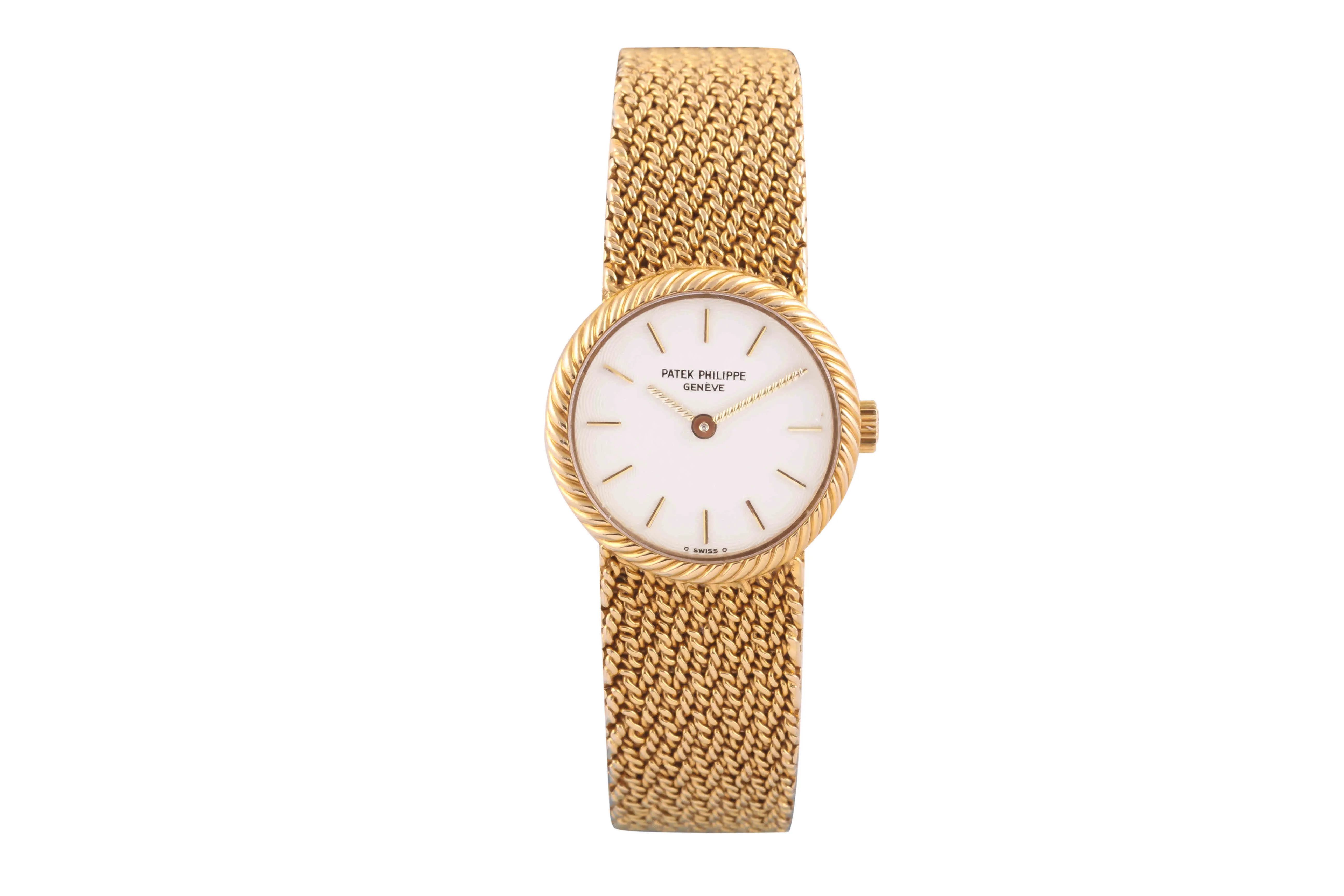 Patek Philippe 4512 18mm Yellow gold White