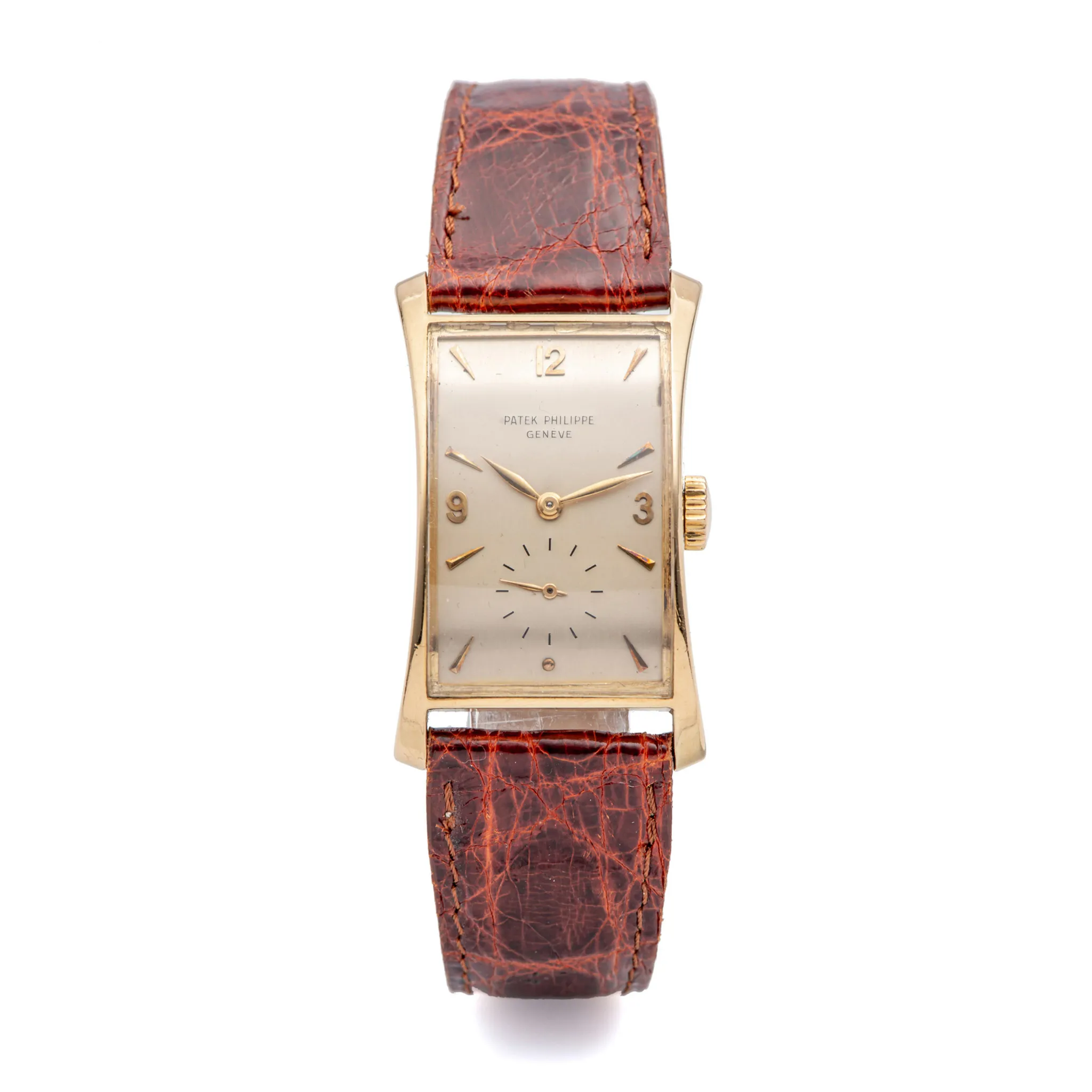 Patek Philippe Hour Glass 1593 41mm Yellow gold Silver