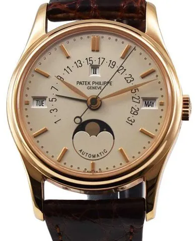 Patek Philippe Perpetual Calendar 5050R-001 36mm Rose gold Silver