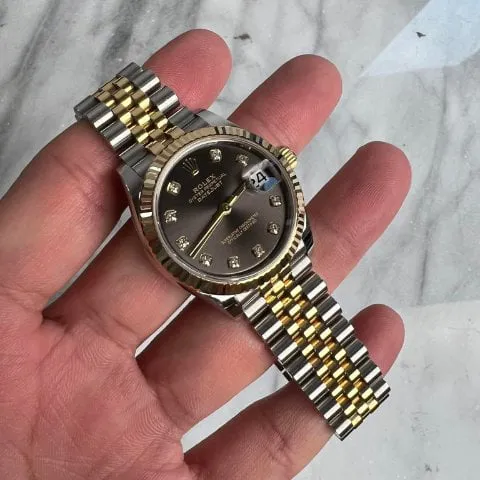 Rolex Datejust 31 278273 31mm Yellow gold and Stainless steel Gray