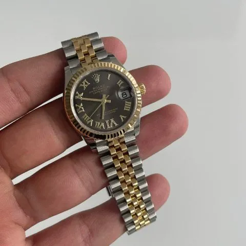 Rolex Datejust 31 278273 31mm Yellow gold and Stainless steel Gray