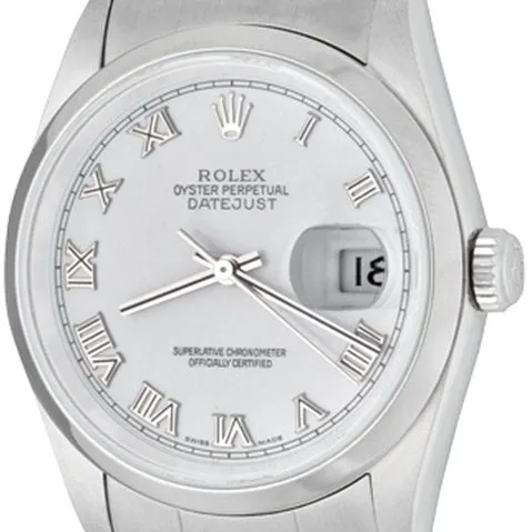 Rolex Datejust 36 16200 36mm Stainless steel White