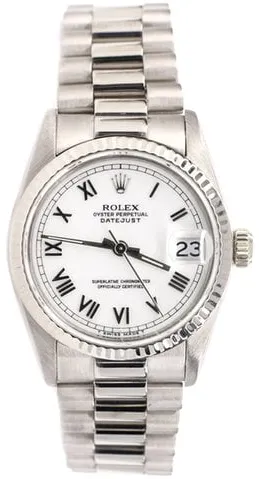 Rolex Datejust 68279 31mm White gold White