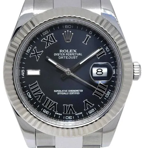 Rolex Datejust II 116334 41mm Stainless steel Black